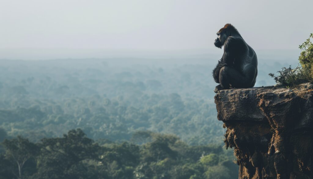 Gorrilas in East africa